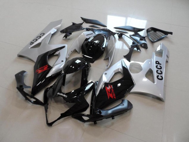 Suzuki GSXR 1000 K5 05-06 Verkleidungen - Silber Schwarz Suzuki GSXR 1000 K5 05-06 Verkleidungen - Silber Schwarz