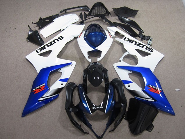 Suzuki GSXR 1000 K5 05-06 Verkleidungen - Weiß Blau
