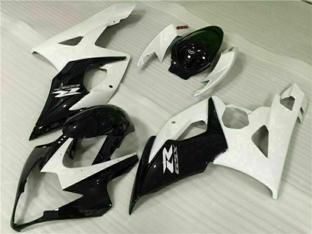 Suzuki GSXR 1000 K5 05-06 Verkleidungen - Weiß Schwarz Suzuki GSXR 1000 K5 05-06 Verkleidungen - Weiß Schwarz