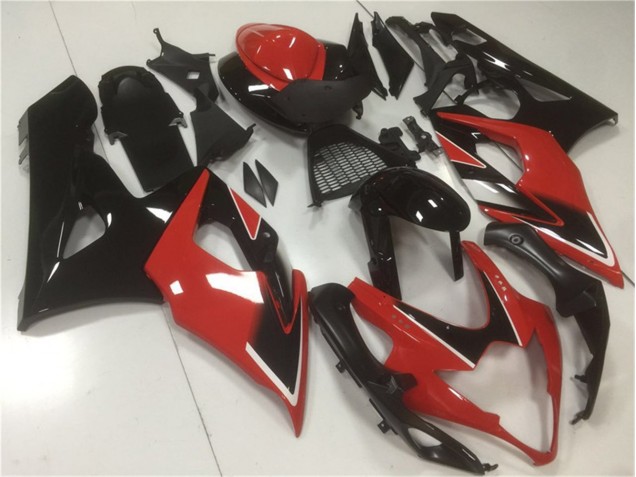 Suzuki GSXR 1000 K5 05-06 Vollverkleidung - Rot Schwarz Suzuki GSXR 1000 K5 05-06 Vollverkleidung - Rot Schwarz