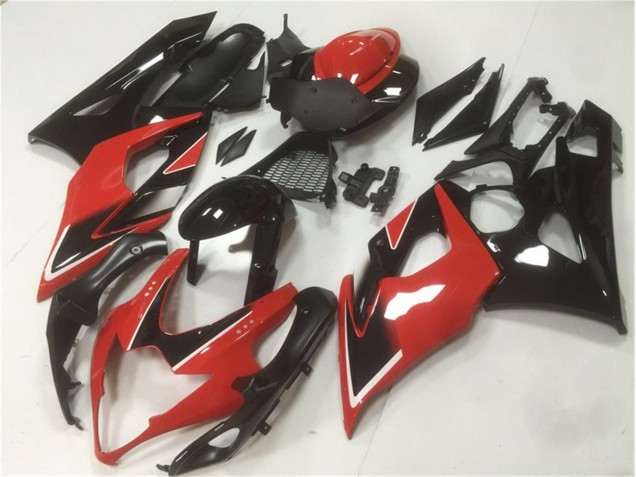 Suzuki GSXR 1000 K5 05-06 Vollverkleidung - Rot Schwarz Suzuki GSXR 1000 K5 05-06 Vollverkleidung - Rot Schwarz