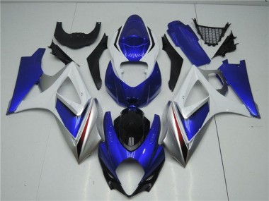 Suzuki GSXR 1000 K7 07-08 Verkleidung - Blau Weiß