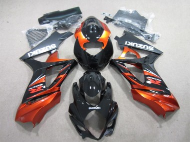 Suzuki GSXR 1000 K7 07-08 Verkleidung - Schwarz Orange