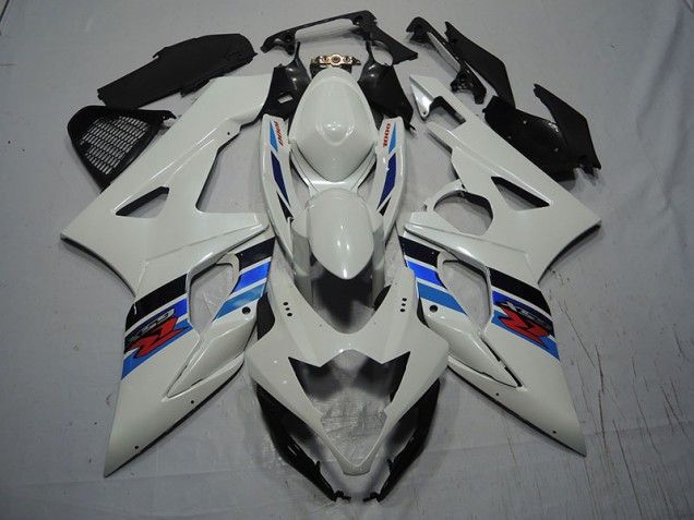 Suzuki GSXR 1000 K7 07-08 Verkleidung - Weiß Blau