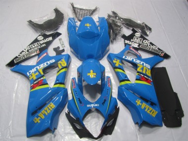 Suzuki GSXR 1000 K7 07-08 Verkleidungen - Blau Rizla