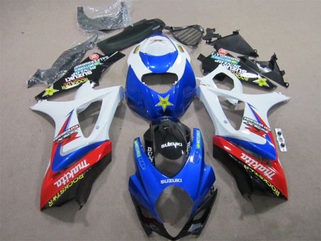 Suzuki GSXR 1000 K7 07-08 Verkleidungen - Blau Weiß Rockstar Suzuki GSXR 1000 K7 07-08 Verkleidungen - Blau Weiß Rockstar