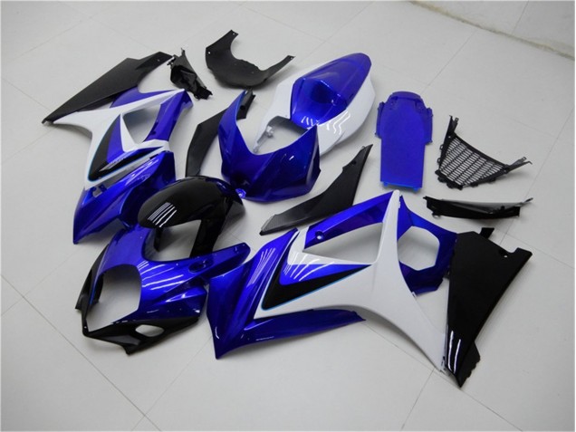 Suzuki GSXR 1000 K7 07-08 Verkleidungen - Blau Weiß Schwarz