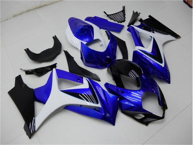 Suzuki GSXR 1000 K7 07-08 Verkleidungen - Blau Weiß Schwarz