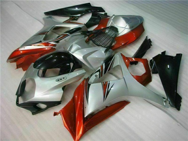 Suzuki GSXR 1000 K7 07-08 Verkleidungen - Braun Silber