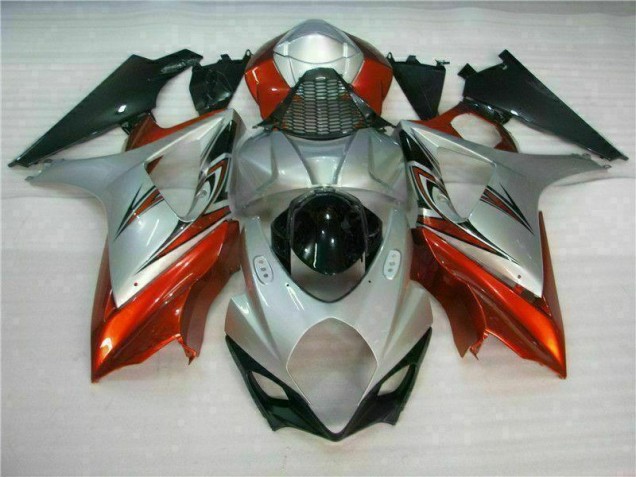 Suzuki GSXR 1000 K7 07-08 Verkleidungen - Braun Silber