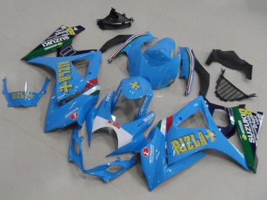 Suzuki GSXR 1000 K7 07-08 Verkleidungen - Hell blau Rizla