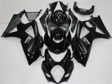 Suzuki GSXR 1000 K7 07-08 Verkleidungen Komplett Sets - Schwarz