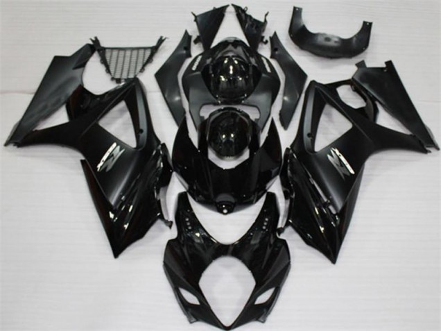 Suzuki GSXR 1000 K7 07-08 Verkleidungen Komplett Sets - Schwarz