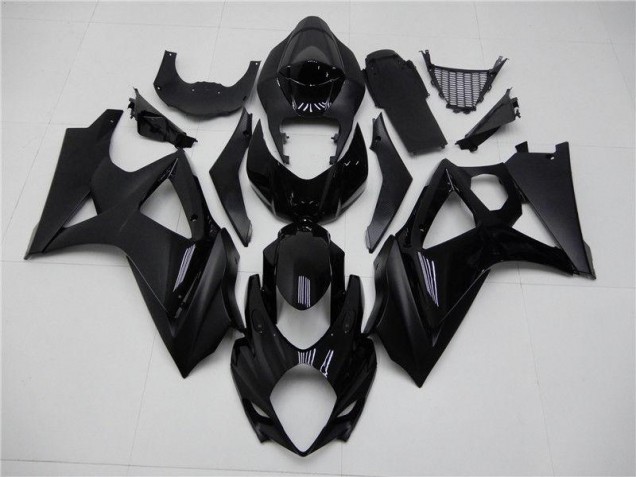Suzuki GSXR 1000 K7 07-08 Verkleidungen - Matt schwarz Glänzend Suzuki GSXR 1000 K7 07-08 Verkleidungen - Matt schwarz Glänzend