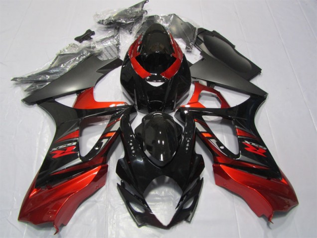 Suzuki GSXR 1000 K7 07-08 Verkleidungen - Schwarz Rot Suzuki GSXR 1000 K7 07-08 Verkleidungen - Schwarz Rot