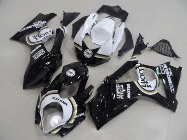 Suzuki GSXR 1000 K7 07-08 Verkleidungen - Schwarzer Lucky Strike