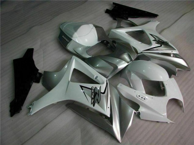 Suzuki GSXR 1000 K7 07-08 Verkleidungen - Silber Weiß Suzuki GSXR 1000 K7 07-08 Verkleidungen - Silber Weiß