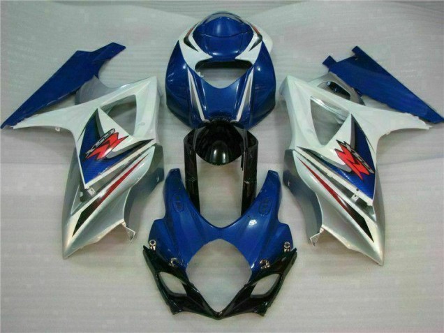 Suzuki GSXR 1000 K7 07-08 VollVerkleidungen & Plastik - Blau Weiß Suzuki GSXR 1000 K7 07-08 VollVerkleidungen & Plastik - Blau Weiß