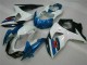 Suzuki GSXR 1000 K9 09-16 Motorrad Verkleidungen - Blau Weiß Suzuki GSXR 1000 K9 09-16 Motorrad Verkleidungen - Blau Weiß