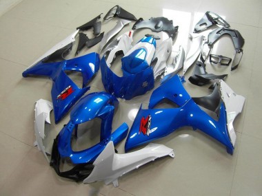 Suzuki GSXR 1000 K9 09-16 Verkleidung - Blaur und Weißer OEM Stil