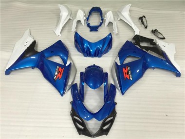 Suzuki GSXR 1000 K9 09-16 Verkleidung & Plastik - Blau Weiß
