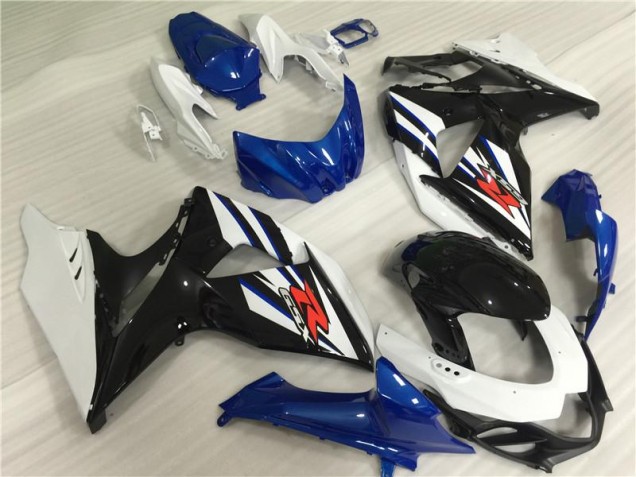 Suzuki GSXR 1000 K9 09-16 Verkleidung - Weiß Blau Schwarz Suzuki GSXR 1000 K9 09-16 Verkleidung - Weiß Blau Schwarz