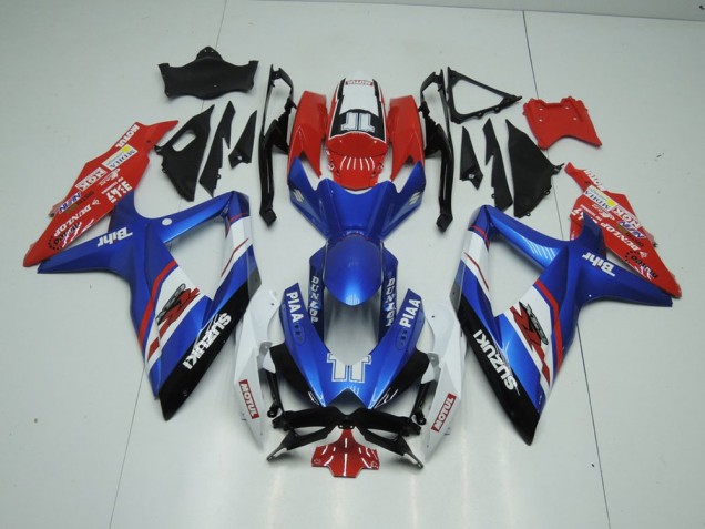 Suzuki GSXR 1000 K9 09-16 Verkleidungen - Blau und Rot Suzuki GSXR 1000 K9 09-16 Verkleidungen - Blau und Rot