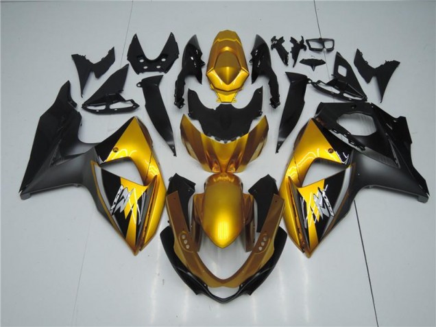 Suzuki GSXR 1000 K9 09-16 Verkleidungen - Gold Schwarz Suzuki GSXR 1000 K9 09-16 Verkleidungen - Gold Schwarz