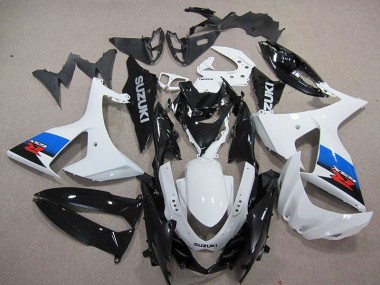 Suzuki GSXR 1000 K9 09-16 Verkleidungen & Plastik - Weiß Schwarz