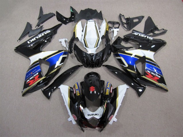 Suzuki GSXR 1000 K9 09-16 Verkleidungen - Schwarz Blau Weiß Dunkel Hund Suzuki GSXR 1000 K9 09-16 Verkleidungen - Schwarz Blau Weiß Dunkel Hund
