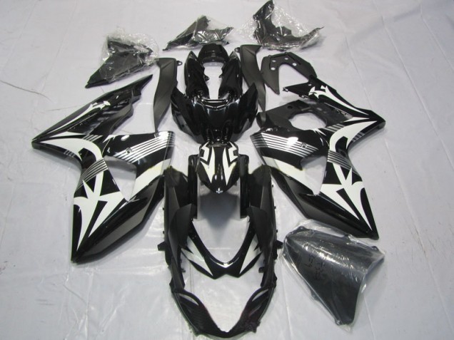 Suzuki GSXR 1000 K9 09-16 Verkleidungen - Schwarz Weiß Suzuki GSXR 1000 K9 09-16 Verkleidungen - Schwarz Weiß