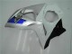 Suzuki GSXR 1000 K9 09-16 Verkleidungen - Silber Weiß