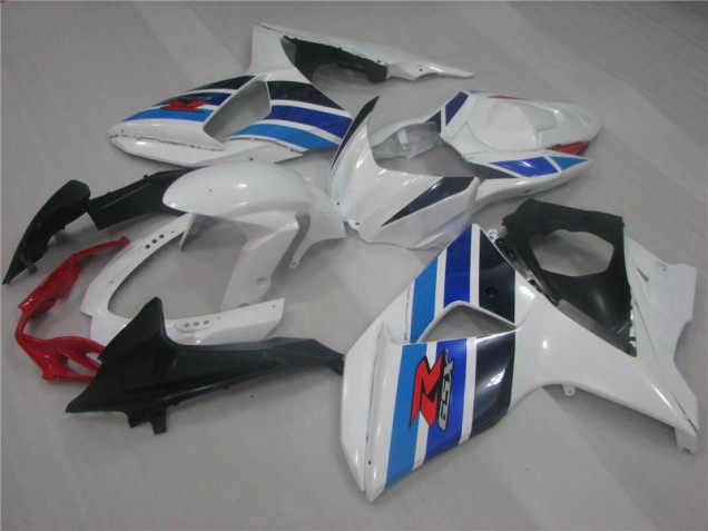 Suzuki GSXR 1000 K9 09-16 Verkleidungen - Weiß Blau Suzuki GSXR 1000 K9 09-16 Verkleidungen - Weiß Blau