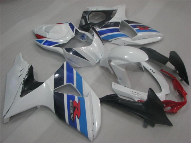 Suzuki GSXR 1000 K9 09-16 Verkleidungen - Weiß Blau Suzuki GSXR 1000 K9 09-16 Verkleidungen - Weiß Blau
