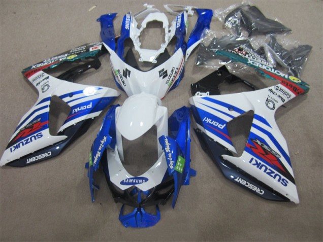 Suzuki GSXR 1000 K9 09-16 Verkleidungen - Weiß Blau Samsung Suzuki GSXR 1000 K9 09-16 Verkleidungen - Weiß Blau Samsung