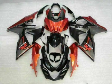 Suzuki GSXR 1000 K9 09-16 Vollverkleidung - Braun Schwarz