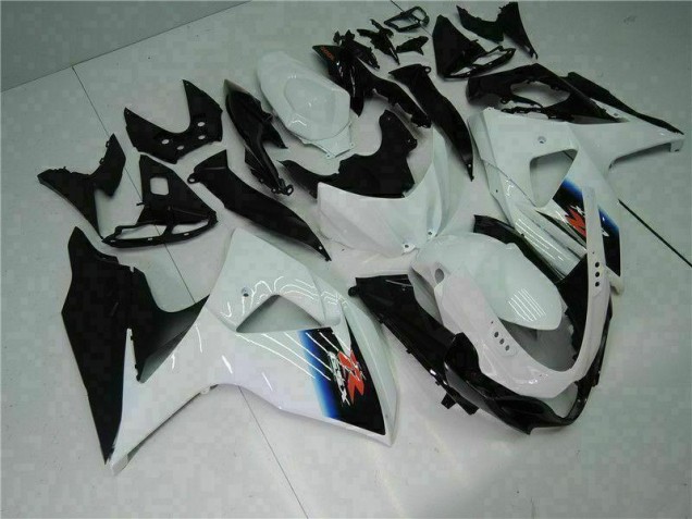 Suzuki GSXR 1000 K9 09-16 Vollverkleidung - Weiß Schwarz Suzuki GSXR 1000 K9 09-16 Vollverkleidung - Weiß Schwarz