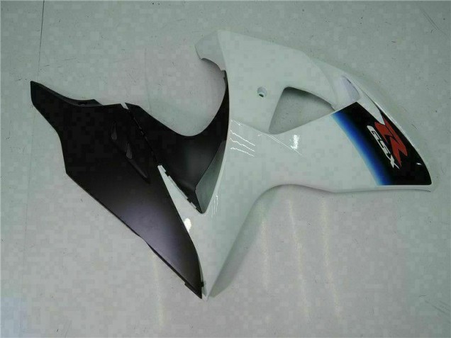 Suzuki GSXR 1000 K9 09-16 Vollverkleidung - Weiß Schwarz Suzuki GSXR 1000 K9 09-16 Vollverkleidung - Weiß Schwarz