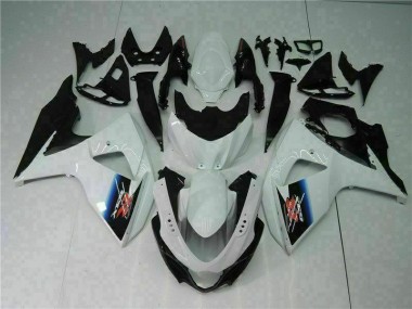 Suzuki GSXR 1000 K9 09-16 Vollverkleidung - Weiß Schwarz