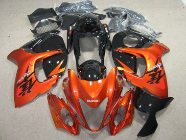 Suzuki GSXR 1300 Hayabusa 08-19 Verkleidung - Orange Schwarz