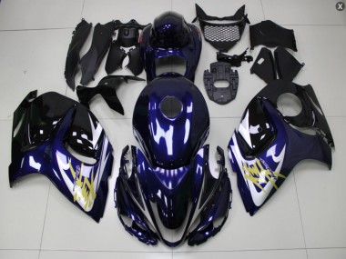Suzuki GSXR 1300 Hayabusa 08-19 Verkleidungen - Blau Gold