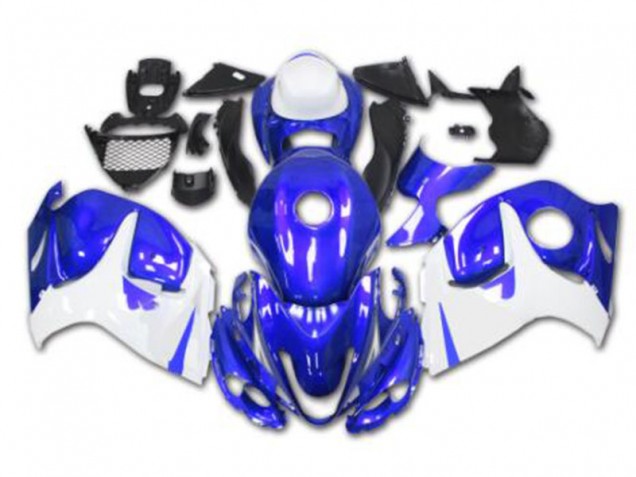 Suzuki GSXR 1300 Hayabusa 08-19 Verkleidungen - Blau Weiß Suzuki GSXR 1300 Hayabusa 08-19 Verkleidungen - Blau Weiß