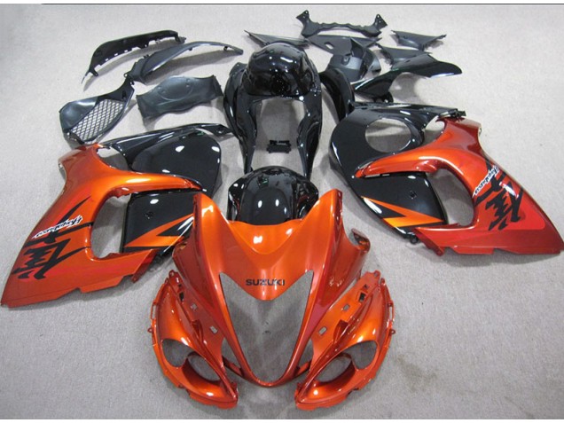 Suzuki GSXR 1300 Hayabusa 08-19 Verkleidungen - Orange Schwarz Suzuki GSXR 1300 Hayabusa 08-19 Verkleidungen - Orange Schwarz