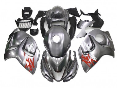 Suzuki GSXR 1300 Hayabusa 08-19 Verkleidungen - Silber