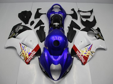 Suzuki GSXR 1300 Hayabusa 96-07 Verkleidung - Blau Weiß