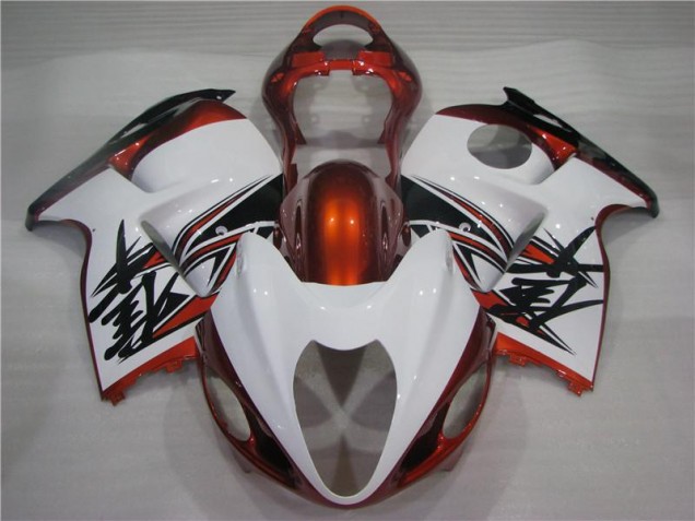 Suzuki GSXR 1300 Hayabusa 96-07 Verkleidungen - Orange Silber Schwarz Suzuki GSXR 1300 Hayabusa 96-07 Verkleidungen - Orange Silber Schwarz