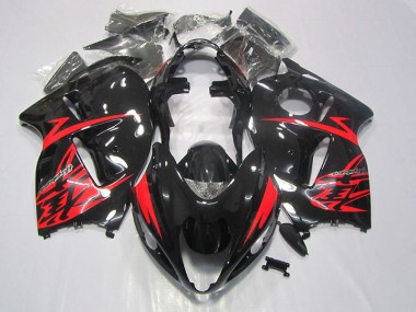 Suzuki GSXR 1300 Hayabusa 96-07 Verkleidungen - Schwarz Rot