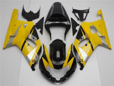 Suzuki GSXR 600 / 750 K1 K2 K3 01-03 Verkleidung - Gelb Schwarz