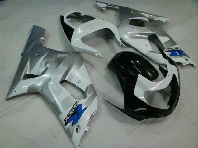 Suzuki GSXR 600 / 750 K1 K2 K3 01-03 Verkleidung - Silber Schwarz