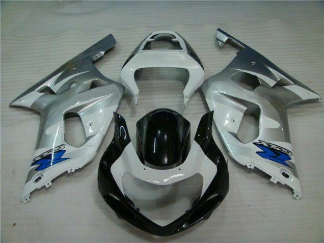 Suzuki GSXR 600 / 750 K1 K2 K3 01-03 Verkleidung - Silber Schwarz